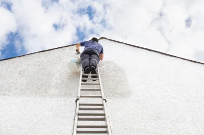 Peinture extérieure à Anjouin — façades et ravalement